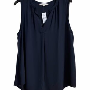 LOFT Blck Sleeveless Blouse